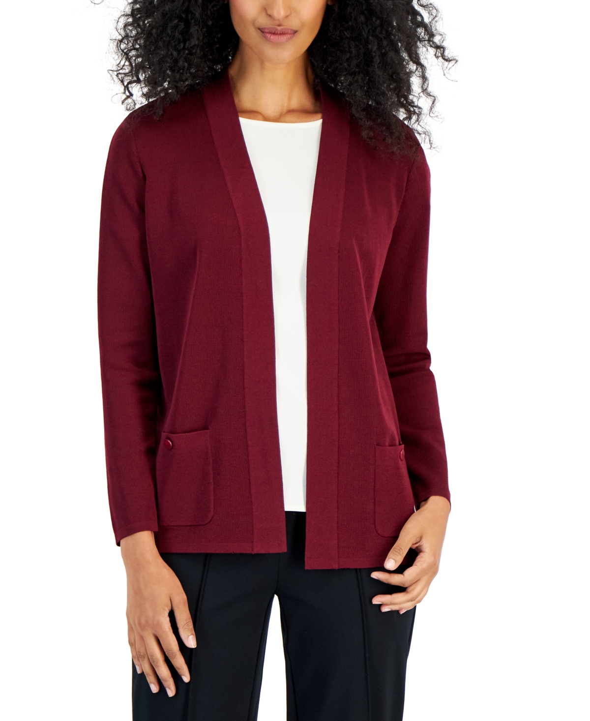 Anne klein malibu open front deals cardigan