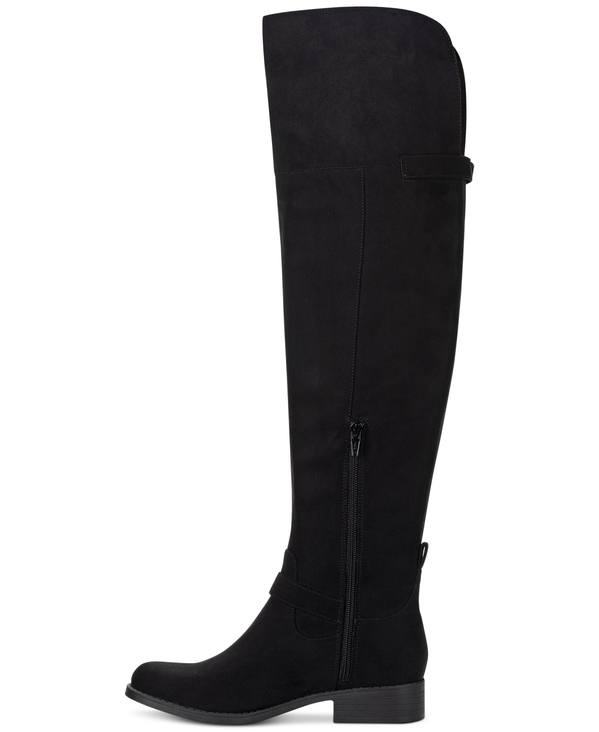Sun + Stone Women's Anyaa Wide-Calf Buckled Over-The-Knee Boots, Created for Macy's