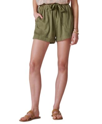 Lucky Brand - Women's Paperbag-Waist Shorts
