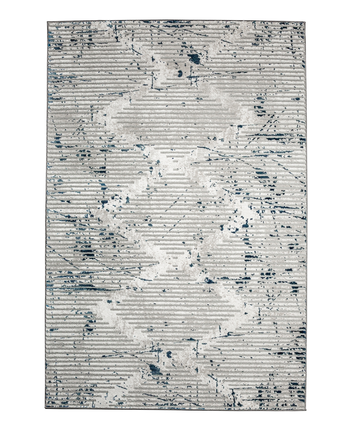 Km Home Davide 1230 7'10in x 10'6in Area Rug - Blue