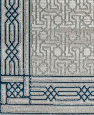 Davide 1231 7'10" x 7'10" Round Area Rug