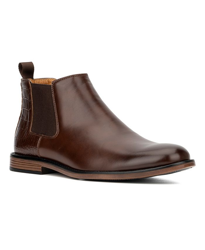 New York & Company Men's Faux Leather Bauer Boots - Macy's