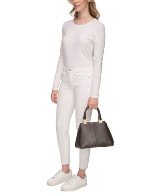 Calvin Klein Granite Signature Convertible Satchel with