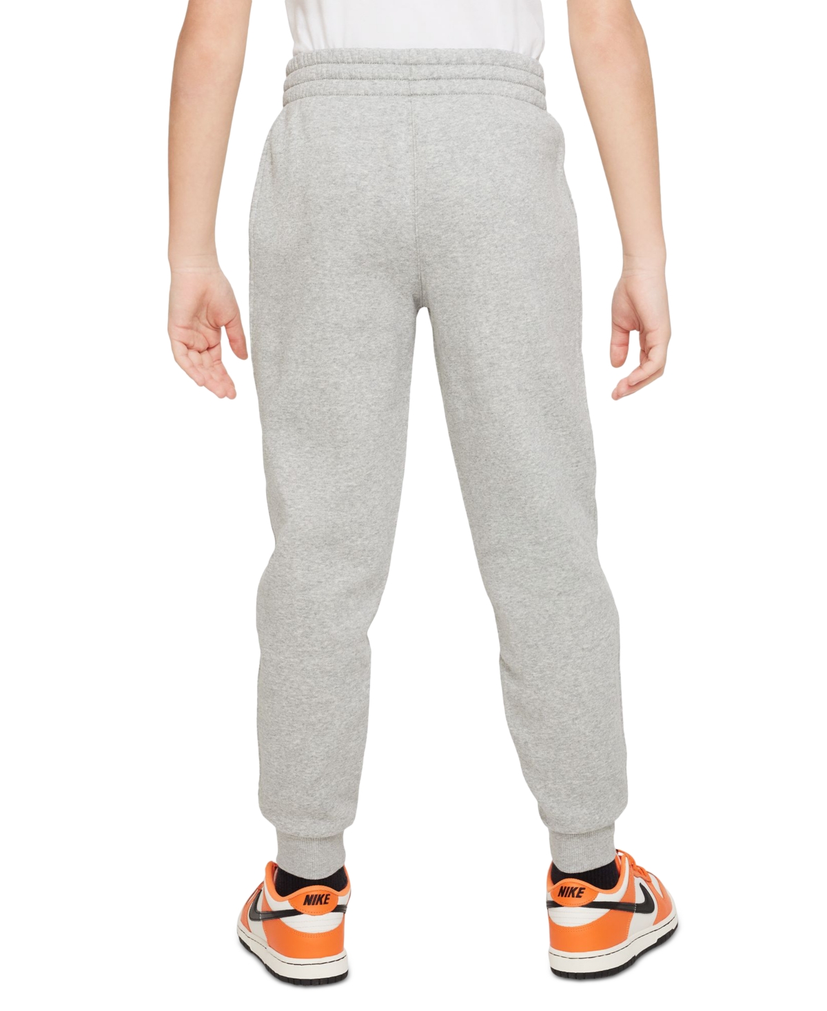 Nike Big Kids Club Fleece Jogger Pants In Gray