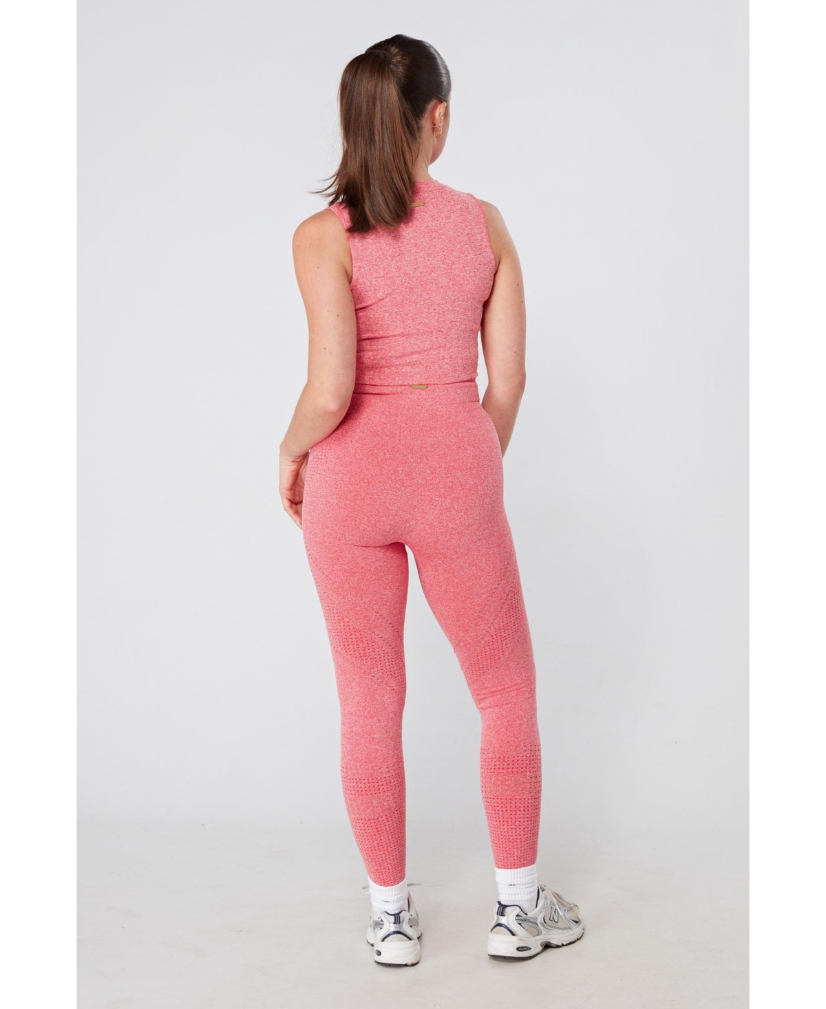 Women's Seamless Marl Laser cut Vest