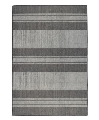 Amer Rugs Maryland Indoor Outdoor Mry7 Area Rug In Silver