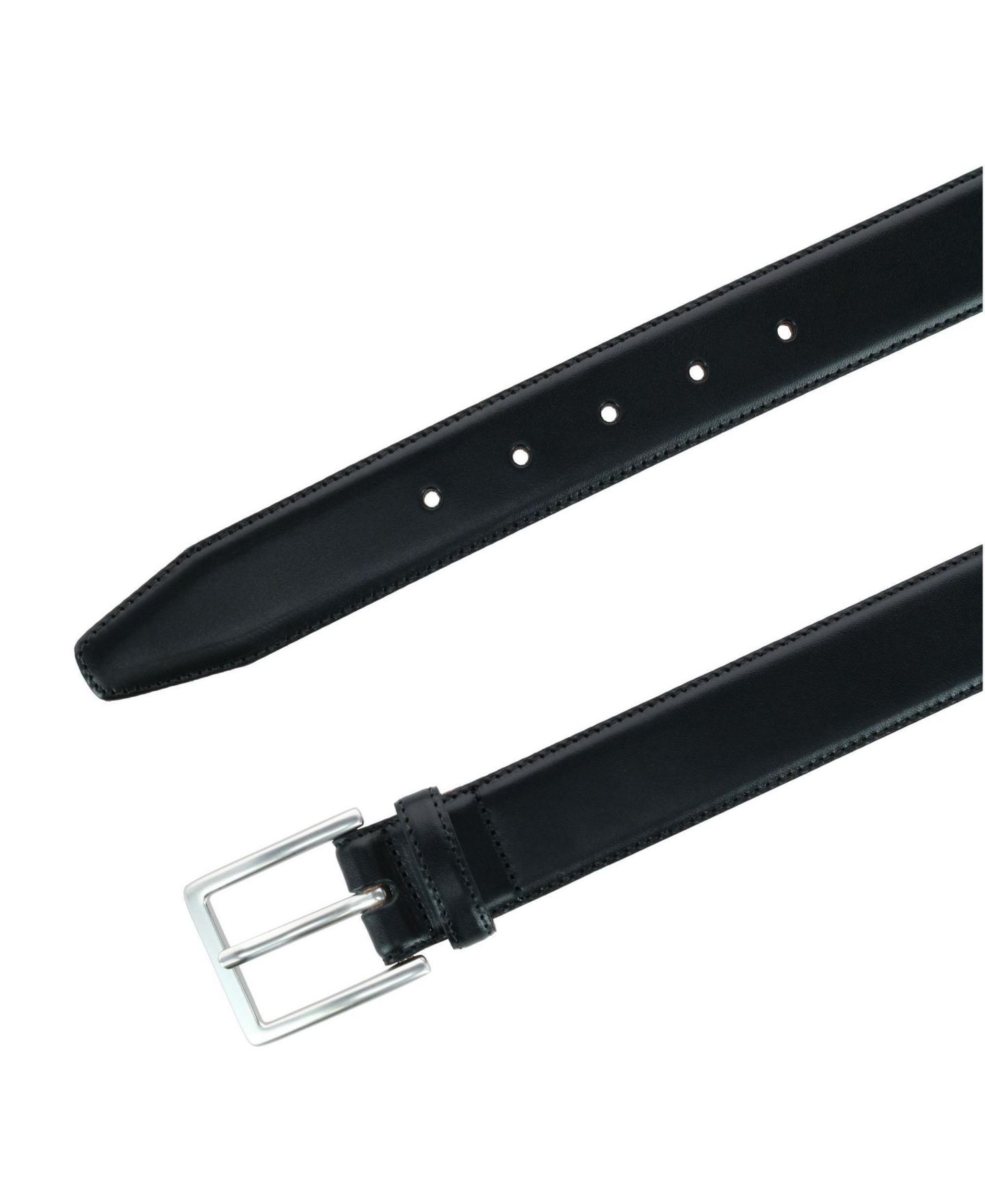Мужской ремень TRAFALGAR Orion Smooth Leather 35mm Dress Belt, цвет: Чёрный — фото 2