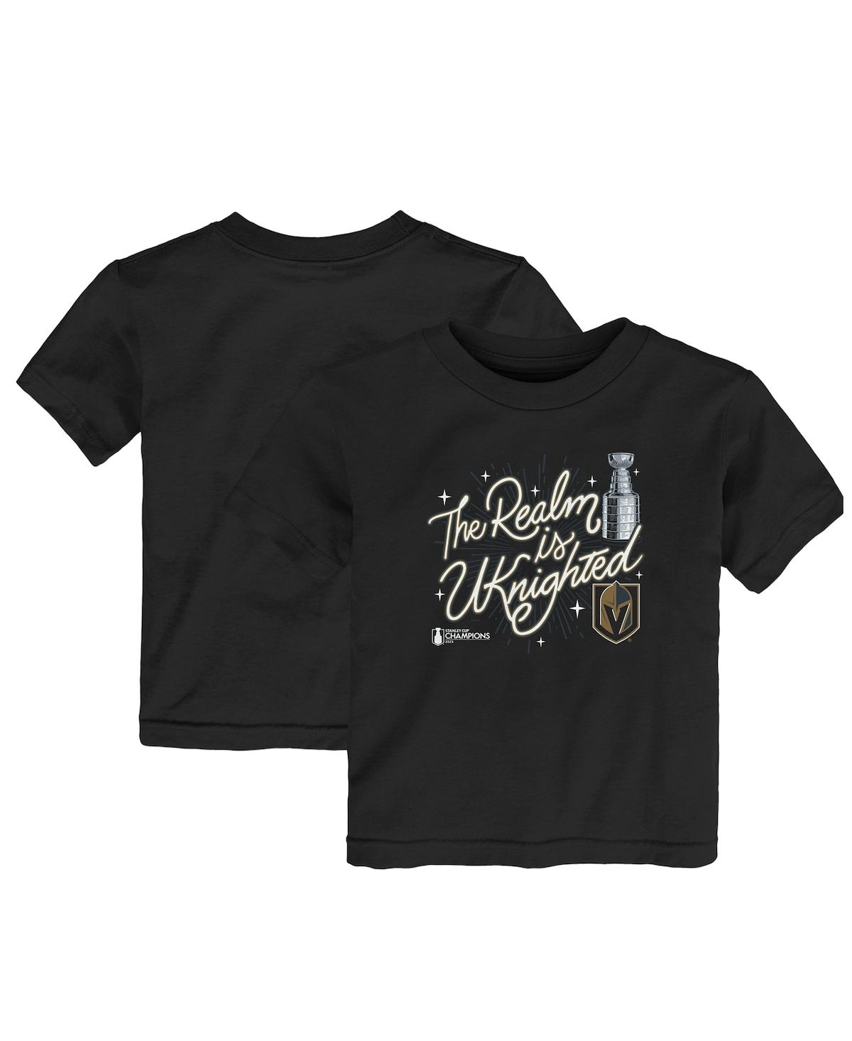 Fanatics Toddler Boys And Girls  Branded Black Vegas Golden Knights 2023 Stanley Cup Champions Celebr In Black