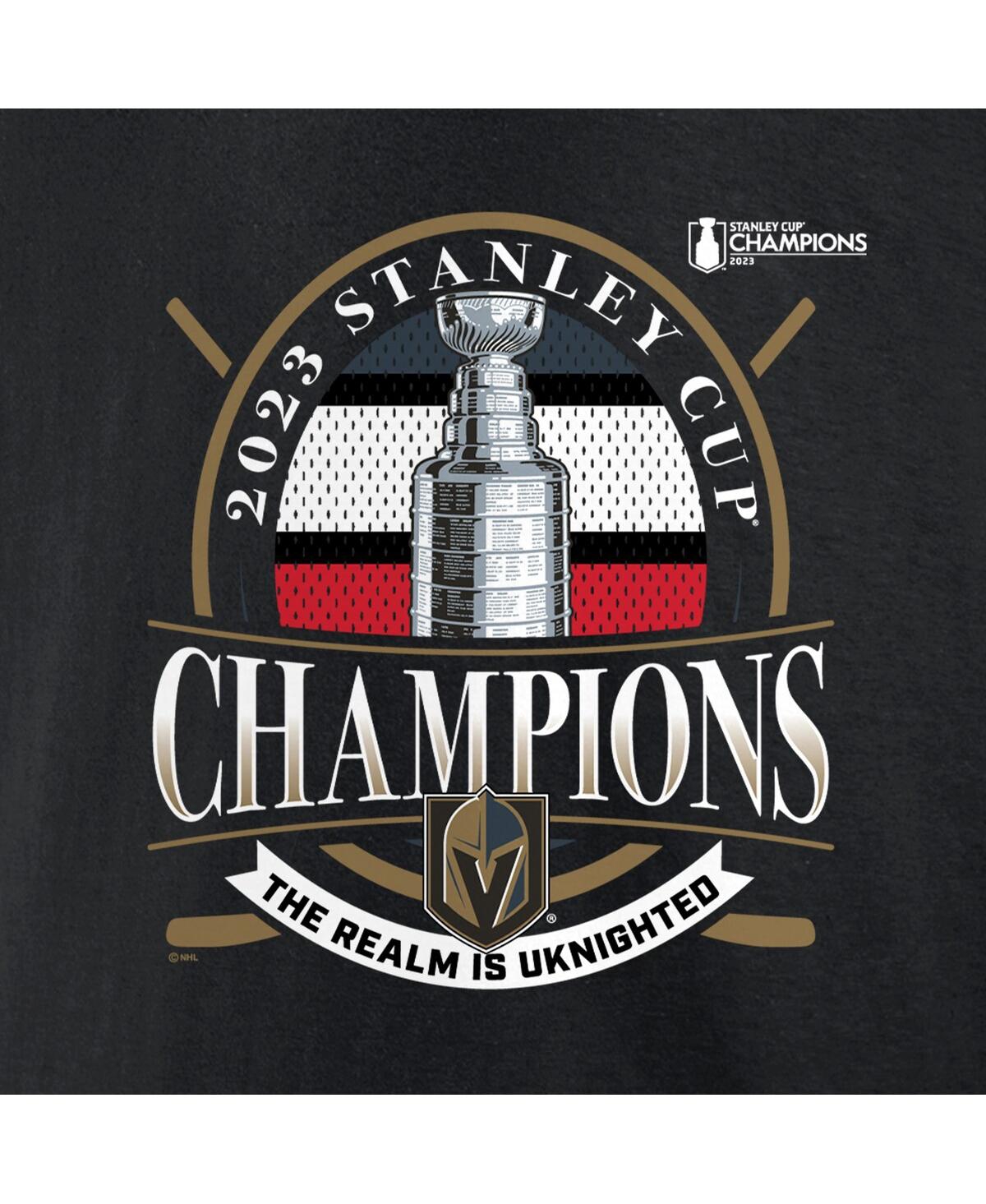 Men's FanaticsVegas Golden Knights 2023 Stanley Cup Champions Rally Cry T-shirt - Black
