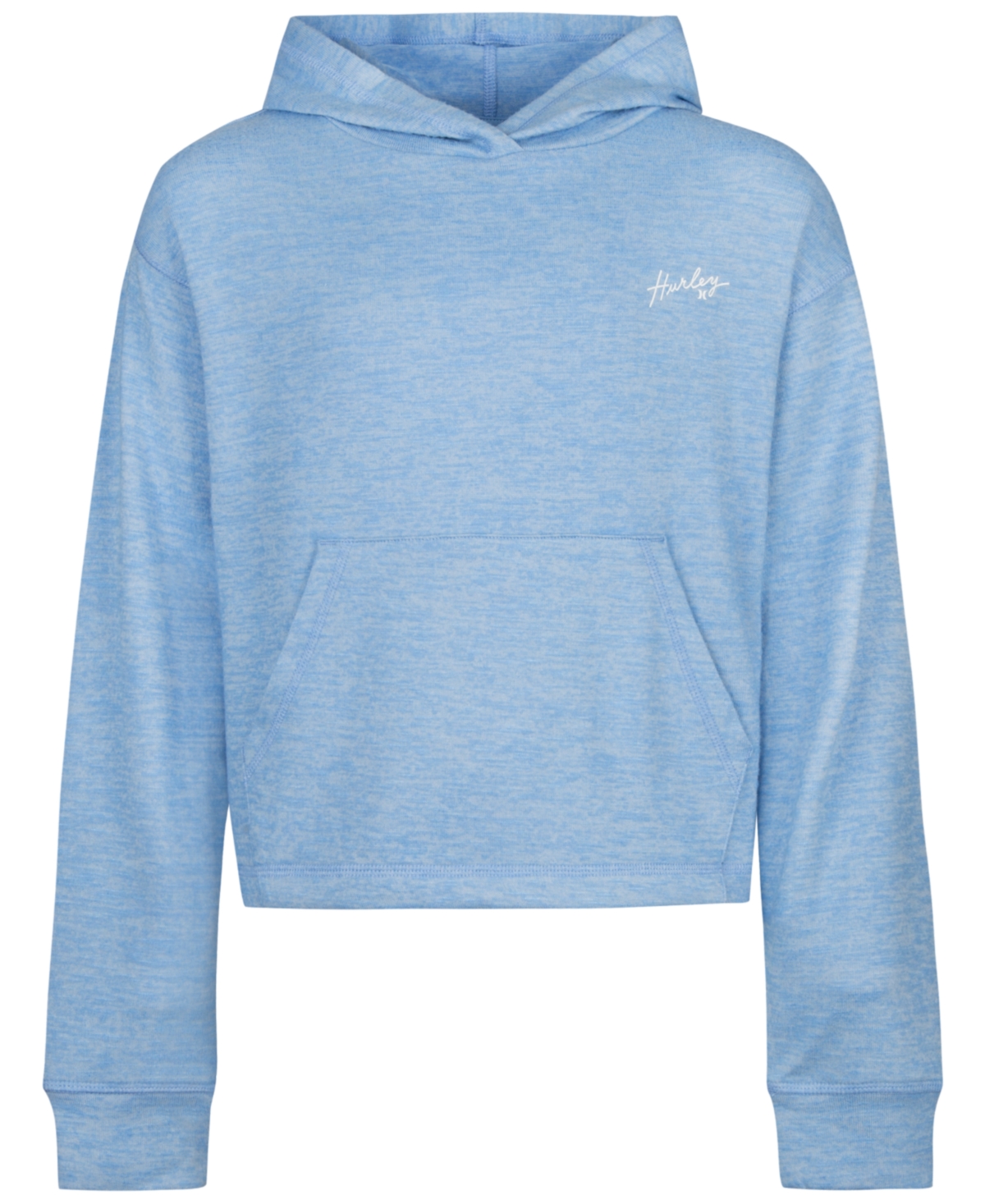 Hurley Big Girls Hacci Pullover Hoodie In Bluebell