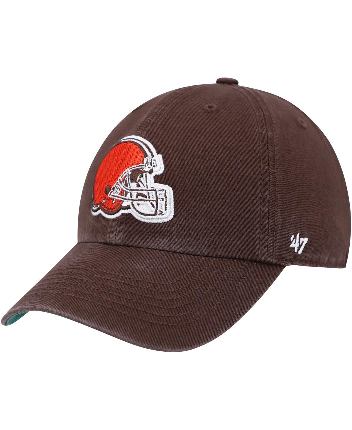 47 Brand Men's ' Brown Cleveland Browns Franchise Team Fitted Hat