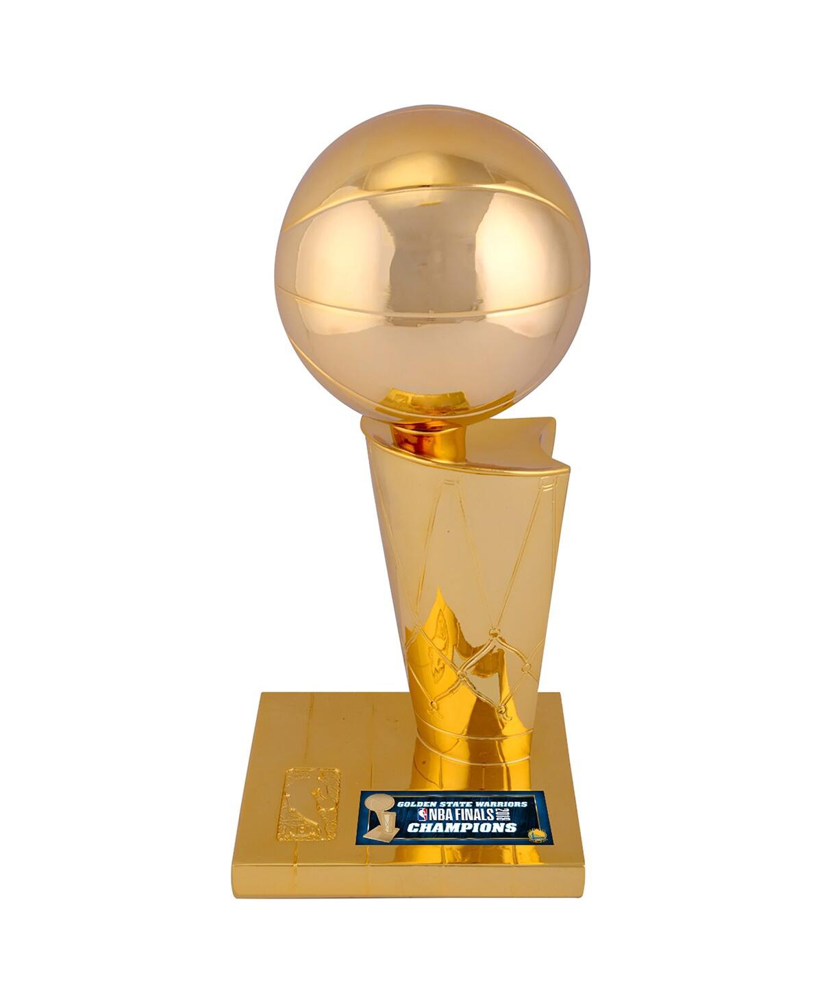 Fanatics Authentic Golden State Warriors 2018 Nba Finals Champions 12" Replica Larry O'brien Trophy With Sublimated Pla In Gold-tone