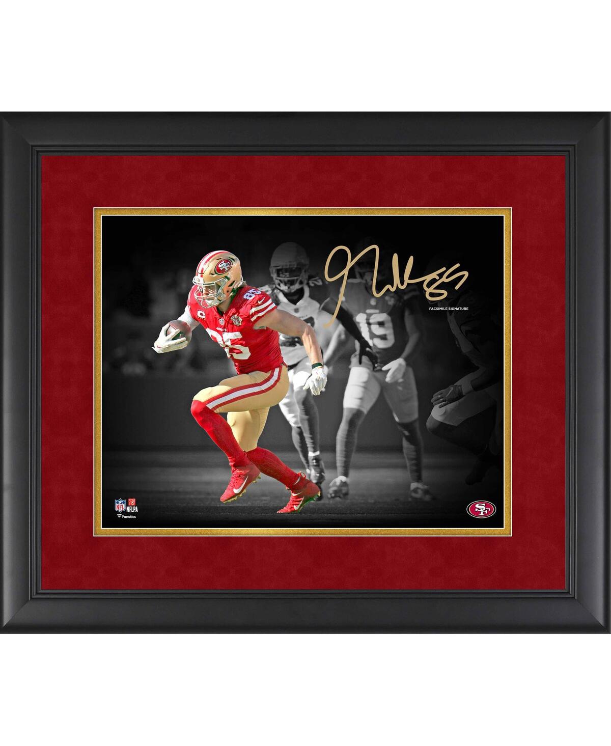 Fanatics Authentic George Kittle San Francisco 49ers Facsimile Signature Framed 11" X 14" Spotlight Photograph In Multi