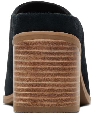 Women's Evelyn Stacked-Heel Mules