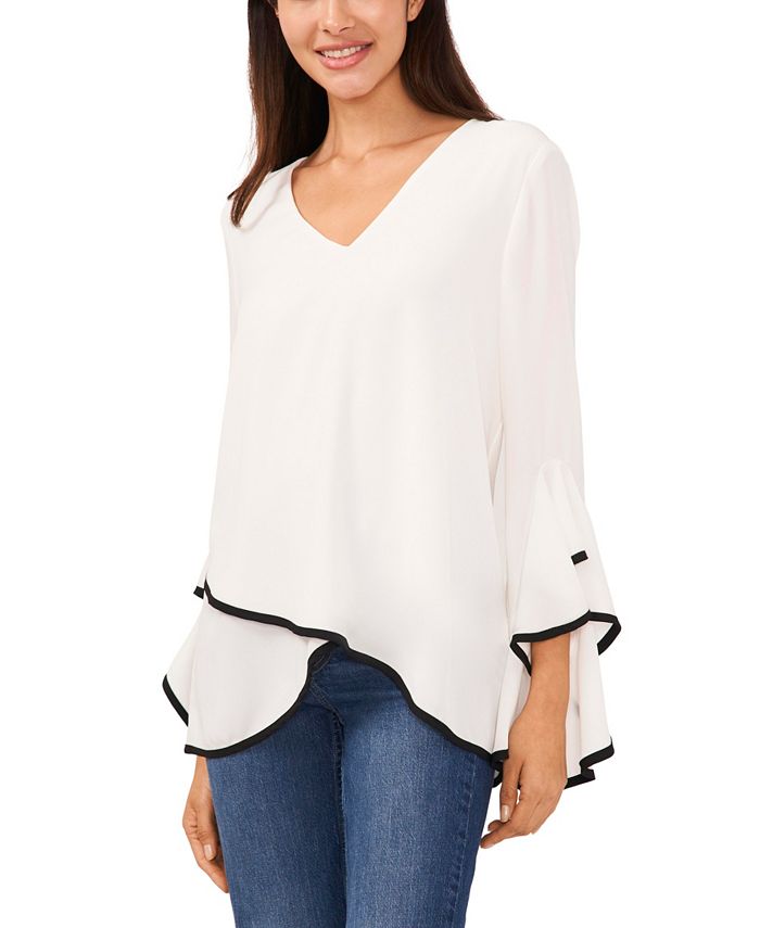 Macys bell sleeve tops hot sale
