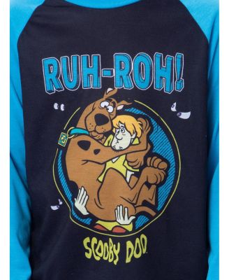 Boys Scooby Shaggy Ruh-Roh! Raglan Sleep Pajama Set