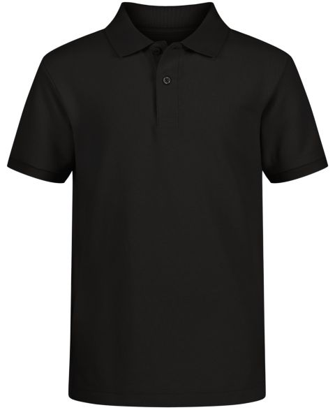 Детское поло Nautica Husky Boys Uniform Stretch Double Piqué Polo, цвет: Чёрный