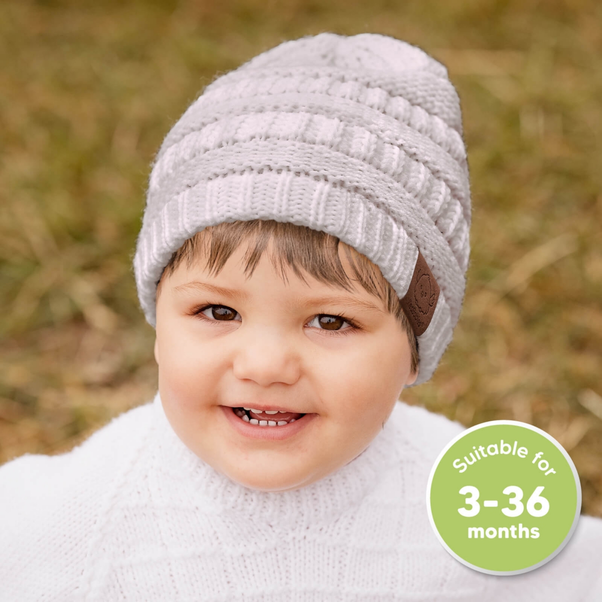 KeaBabies 3pk Warmzy Baby Beanies, 0-36 months Baby Hats, Baby Winter Hat for Newborn, Infant, Toddlers, Boys, Girls