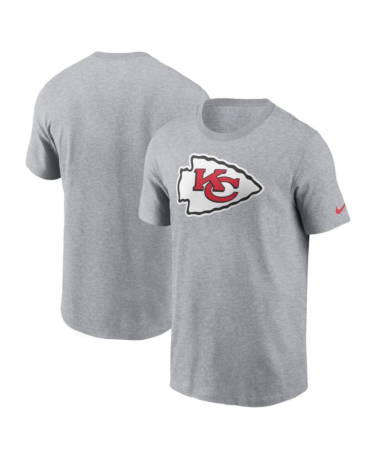 Nike Men's  Gray Kansas City Chiefs Logo Essential T-shirt