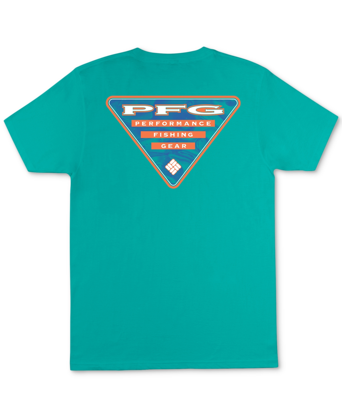 Columbia Men's Jolly Pfg Regular-fit Logo Graphic T-shirt In Bright Aqua