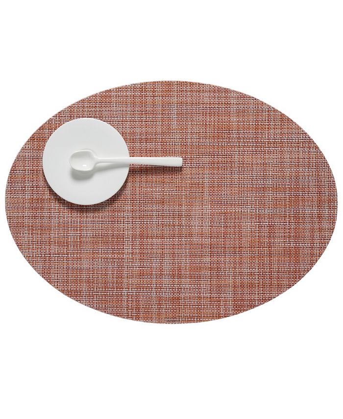 Chilewich Mini Basketweave Oval Placemat - Macy's