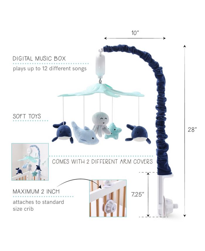 The Peanutshell Sealife Baby Musical Crib Mobile, 12 Lullabies Macy's