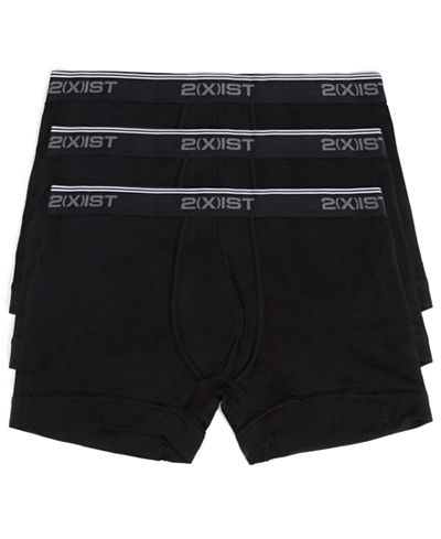 2(x)ist Men's Cotton Stretch Boxer Briefs 3-Pack - Underwear ...