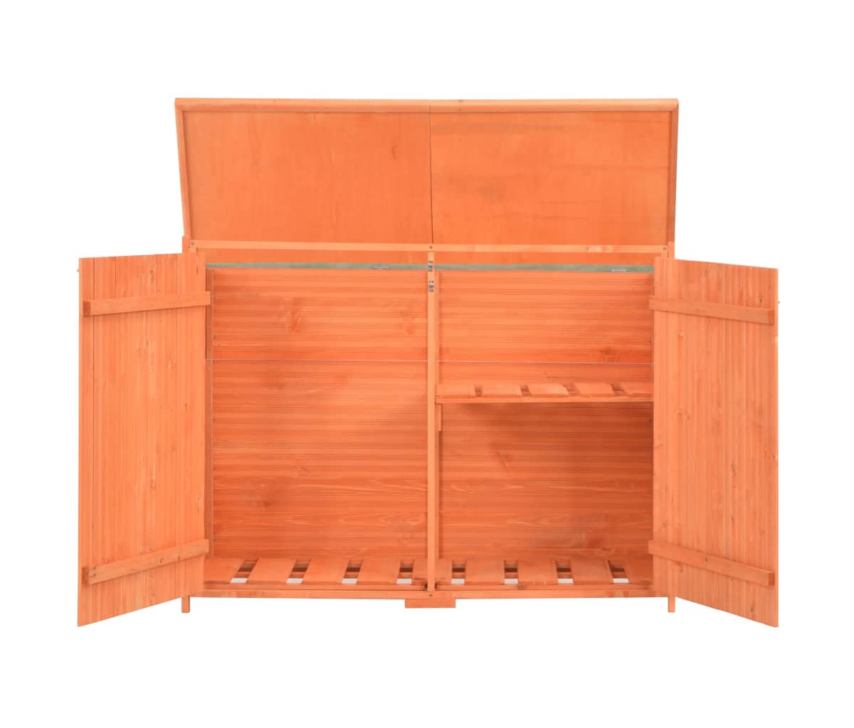 vidaXL Garden Storage Shed 50.4"x16.5"x35.8" Wood