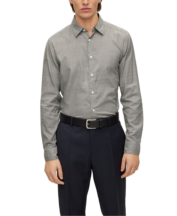 Hugo Boss Men's BrushedCotton Flannel RegularFit Shirt Macy's