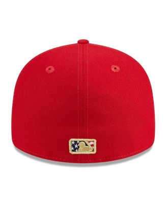 Men's Red Oakland Athletics 2023 Fourth of July Low Profile 59FIFTY Fitted Hat