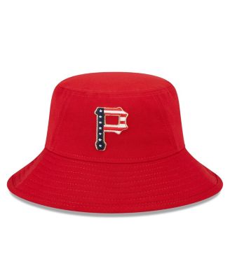 Men's Red Pittsburgh Pirates 2023 Fourth of July Bucket Hat