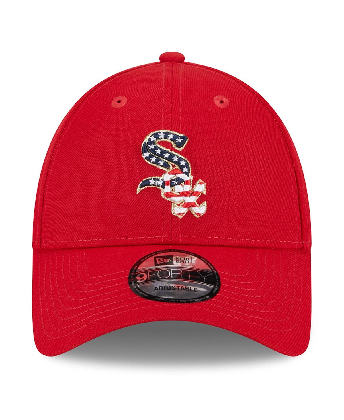 Men's New EraChicago White Sox 2023 Fourth of July 9FORTY Adjustable Hat - Red