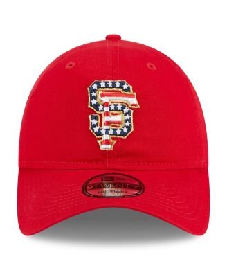 Men's Red San Francisco Giants 2023 Fourth of July 9TWENTY Adjustable Hat