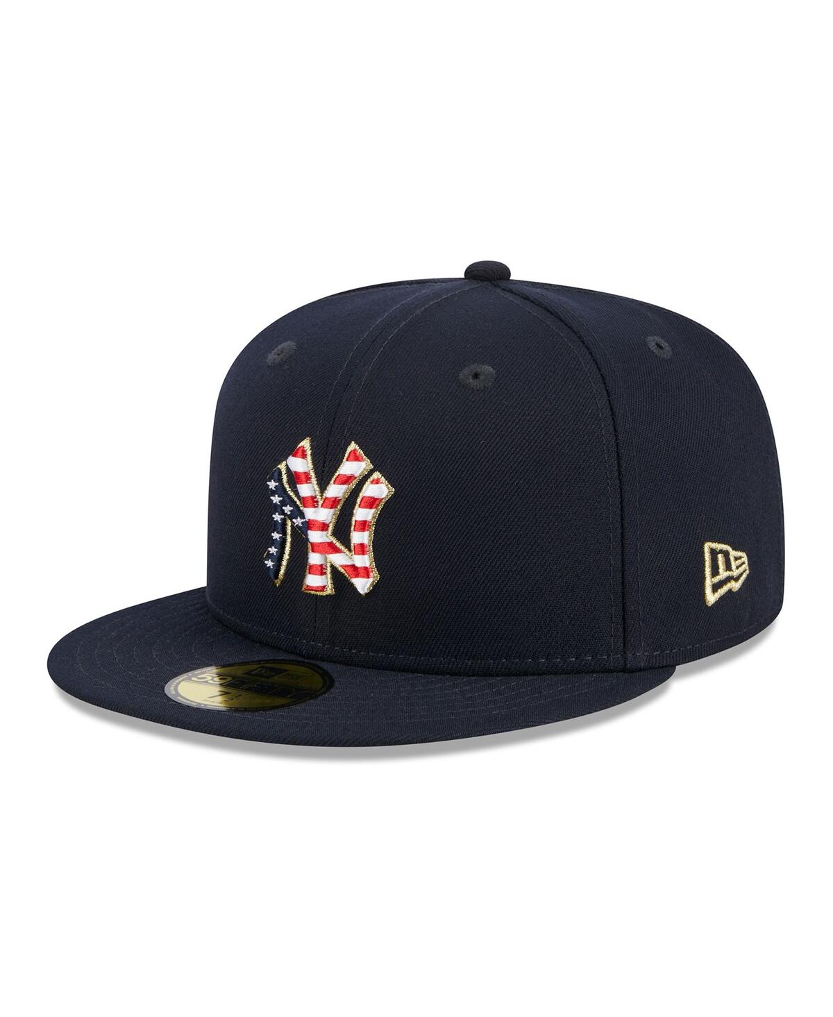 Shop New Era Men's  Navy New York Yankees 2023 Fourth Of July 59fifty Fitted Hat