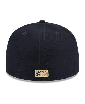 【US限定】New Era 59FIFTY Los Angeles Dodgers Beige/Navy New Era 59Fifty Los Angeles Dodgers Hat - Stone, Navy – Hat Club