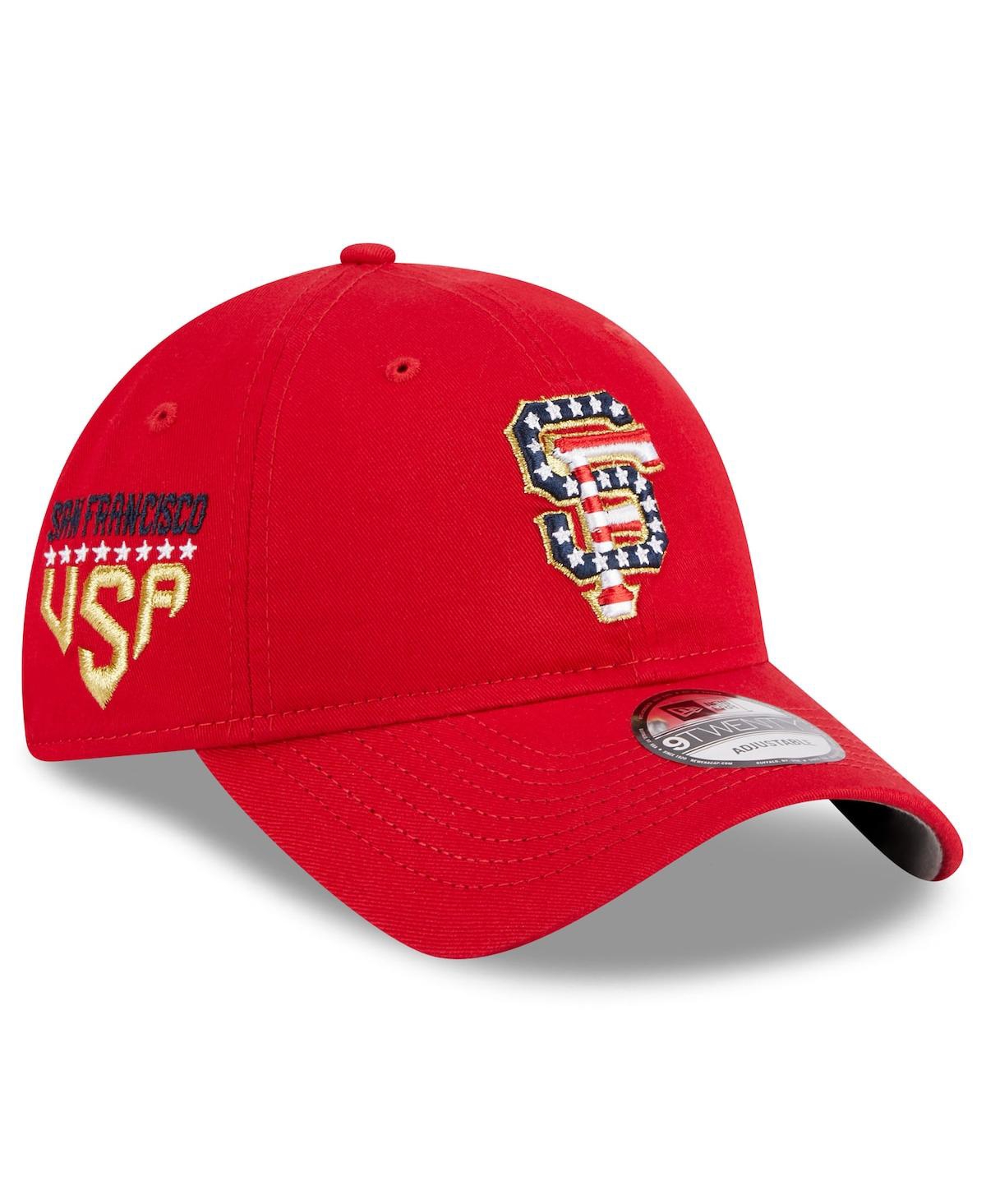 New Era Women's  Red San Francisco Giants 2023 Fourth Of July 9twenty Adjustable Hat