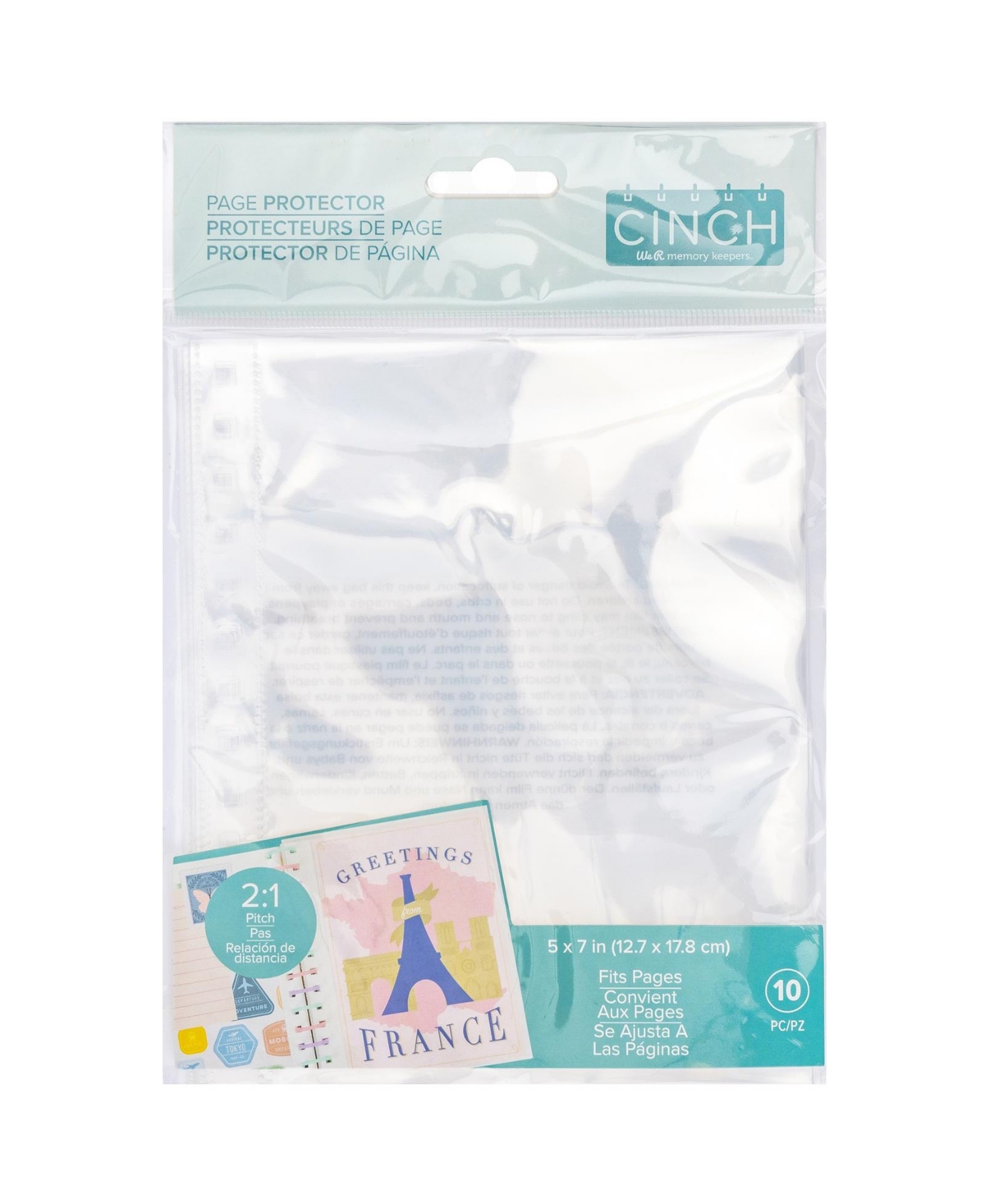 We R Memory Keepers Cinch Page Protectors 5X7 10/Pkg