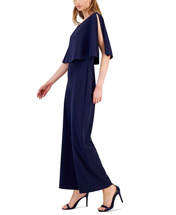 Connected Overlay Jumpsuit - Macy's