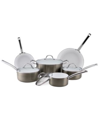 CeraStone - Metallic Nonstick 10 Piece Cookware Set