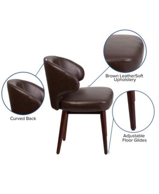 Ambrose Upholstered Accent Chair With Walnut Legs