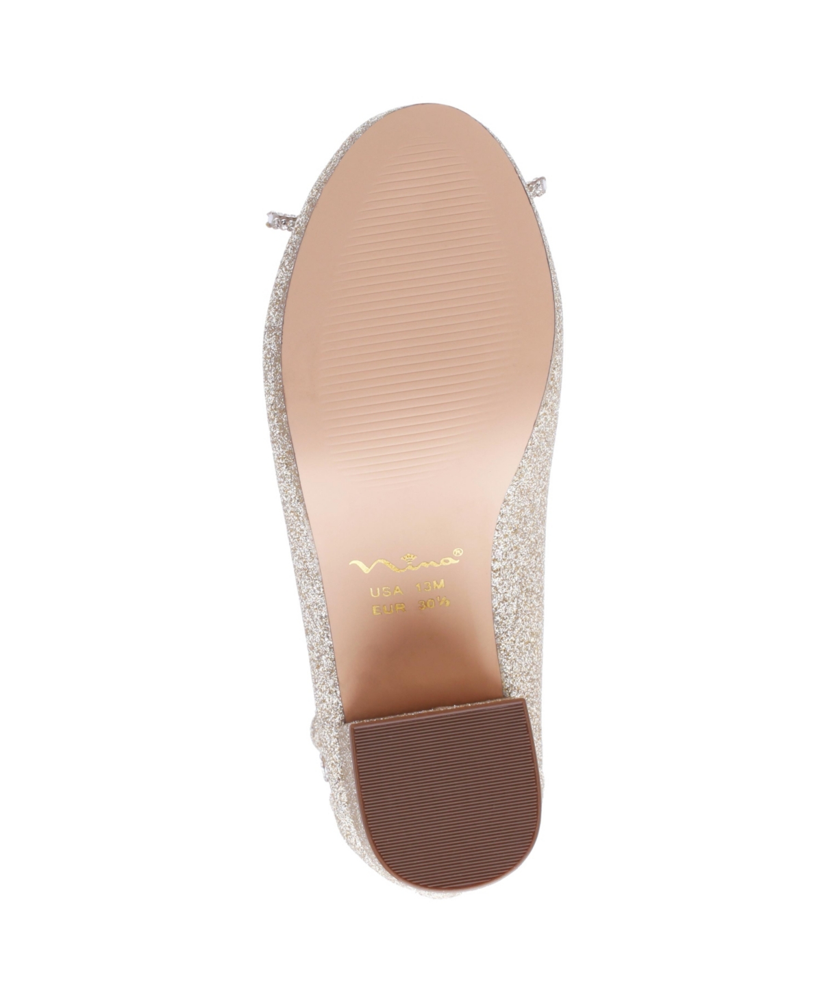 Nina Little Girls Daylin Ankle Strap Rhinestone Bow Dress Shoe