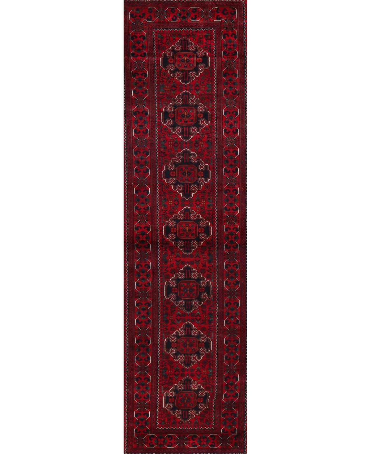 Bb Rugs One of a Kind Fine Beshir 2'6in x 9'10in Runner Area Rug - Red
