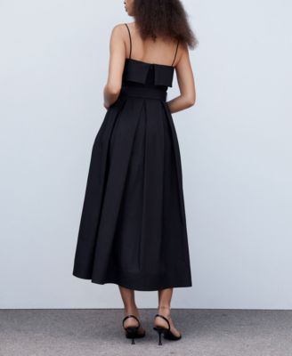 MANGO Women's Belt Long Dress - Macy's