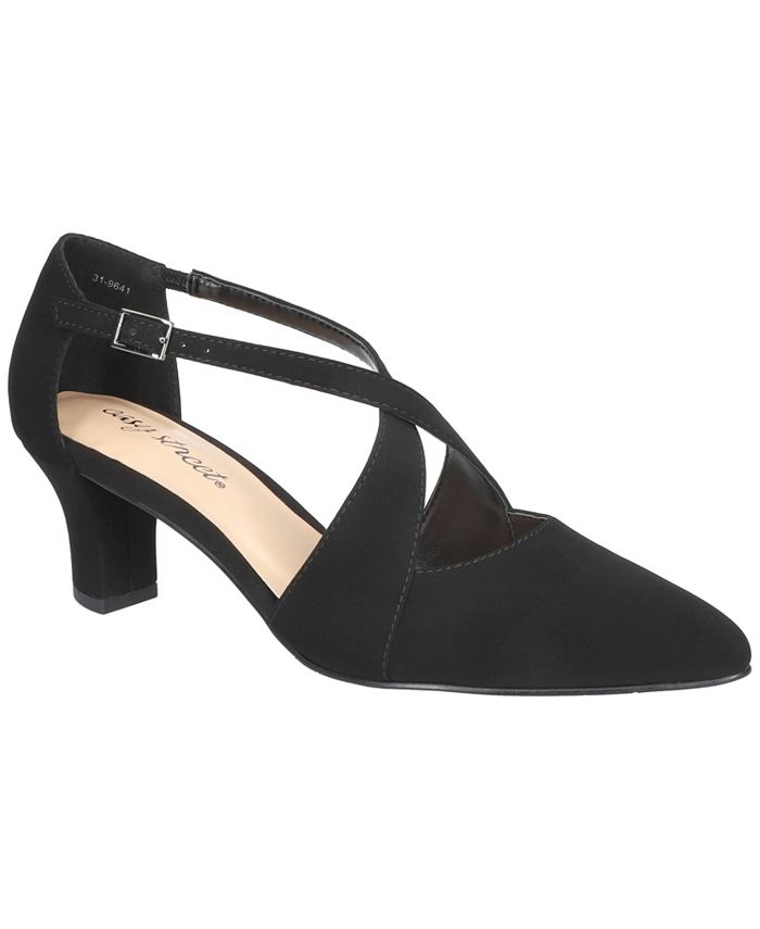 Holland cross store strap pump