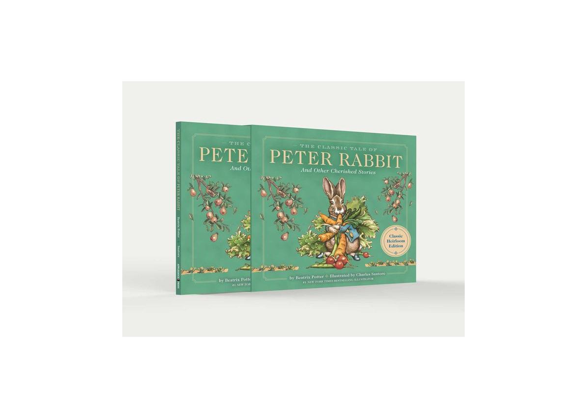 The Classic Tale of Peter Rabbit Classic Heirloom Edition- The Classic Edition Hardcover with Slipcase and Ribbon Marker by Beatrix Potter