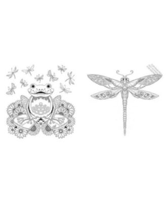 Enchanted Forest- An Inky Quest and Coloring book Activity Books, Mindfulness and Meditation, Illustrated Floral Prints by Johanna Basford Illustrator