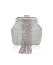 Macy's silver clutch purse store
