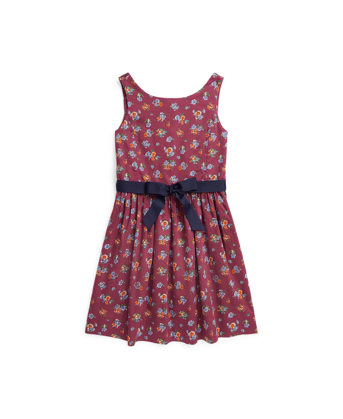 Polo Ralph Lauren Big Girls Floral Cotton Sateen Dress In Beatrice Floral
