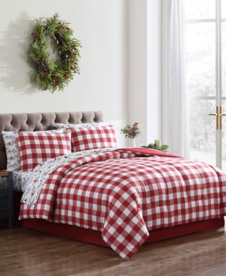 Hallmart Collectibles Holiday Cardinal 8-Pc. Comforter Set, Created for Macy's