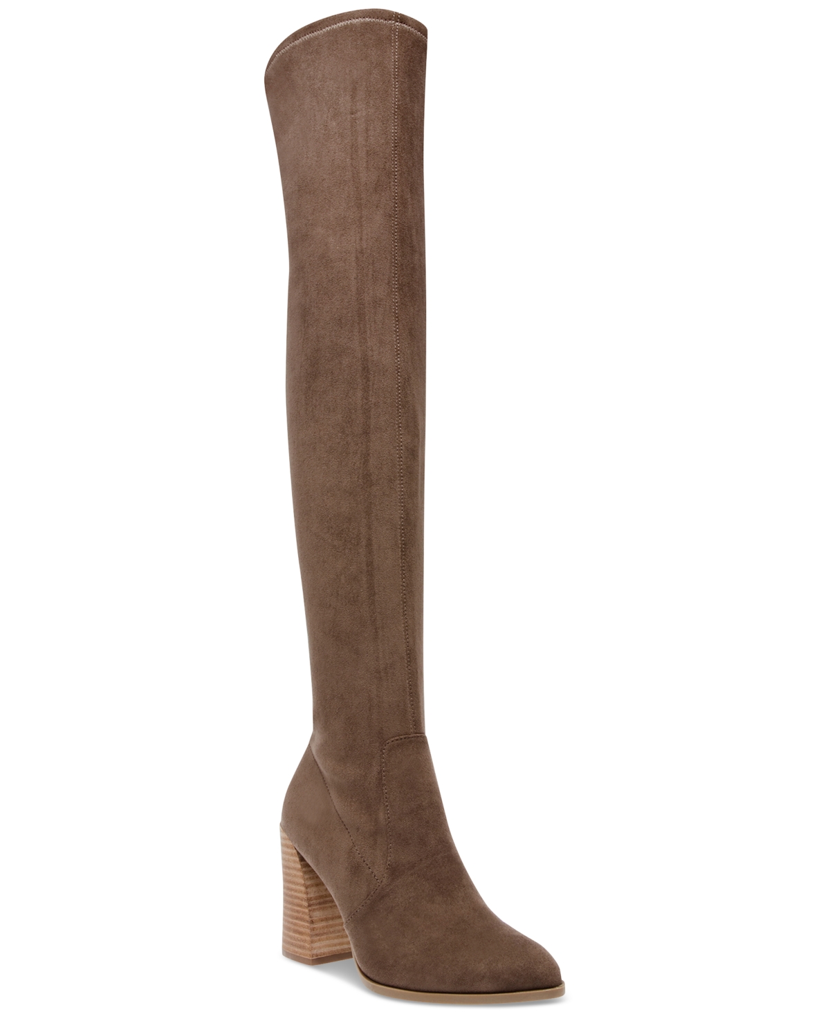 Women's Gollie Block Heel Over-The-Knee Boots - Mushroom